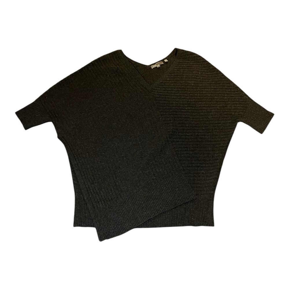 Vince‎ Designer Wool/Yak Crop Pullover Knit Sweater Chunky Ribbed Texture Small